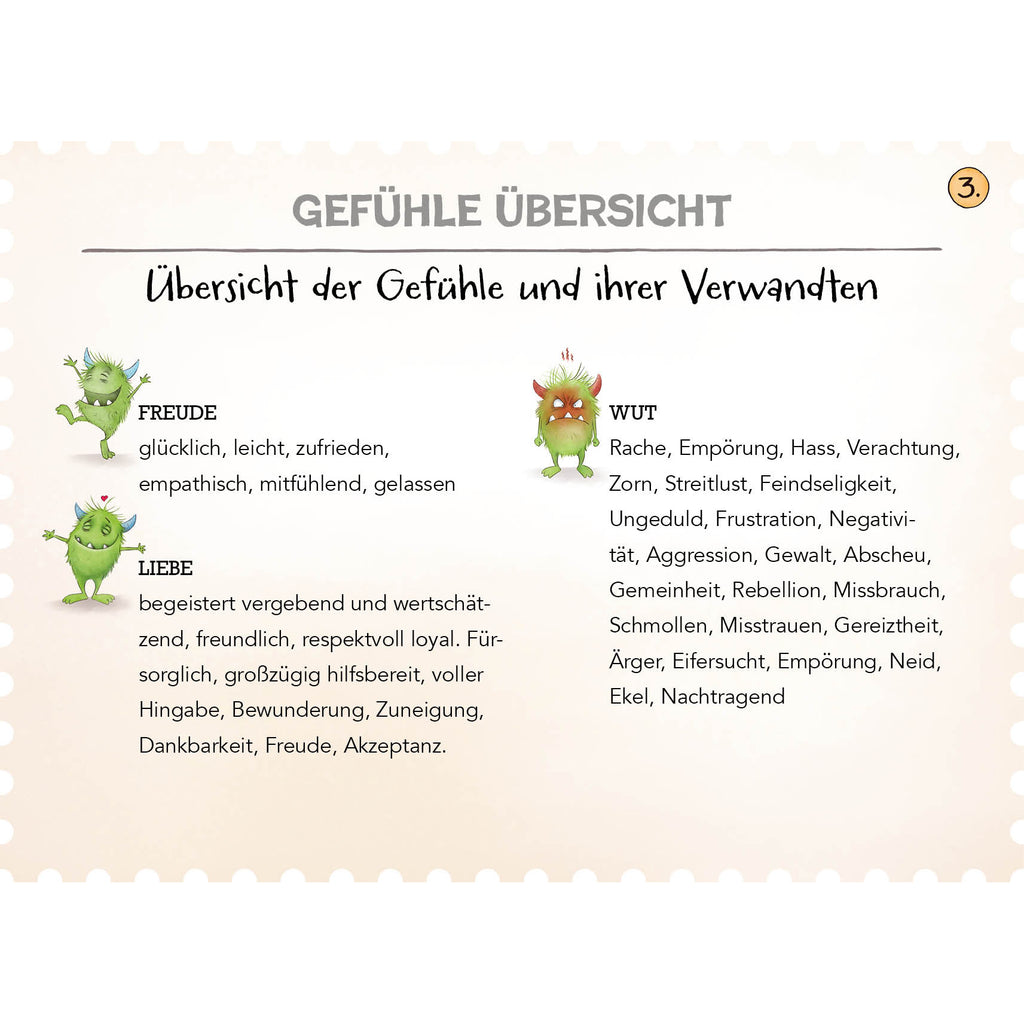 Eddies Werkzeugkasten - Übersicht Gefühle
