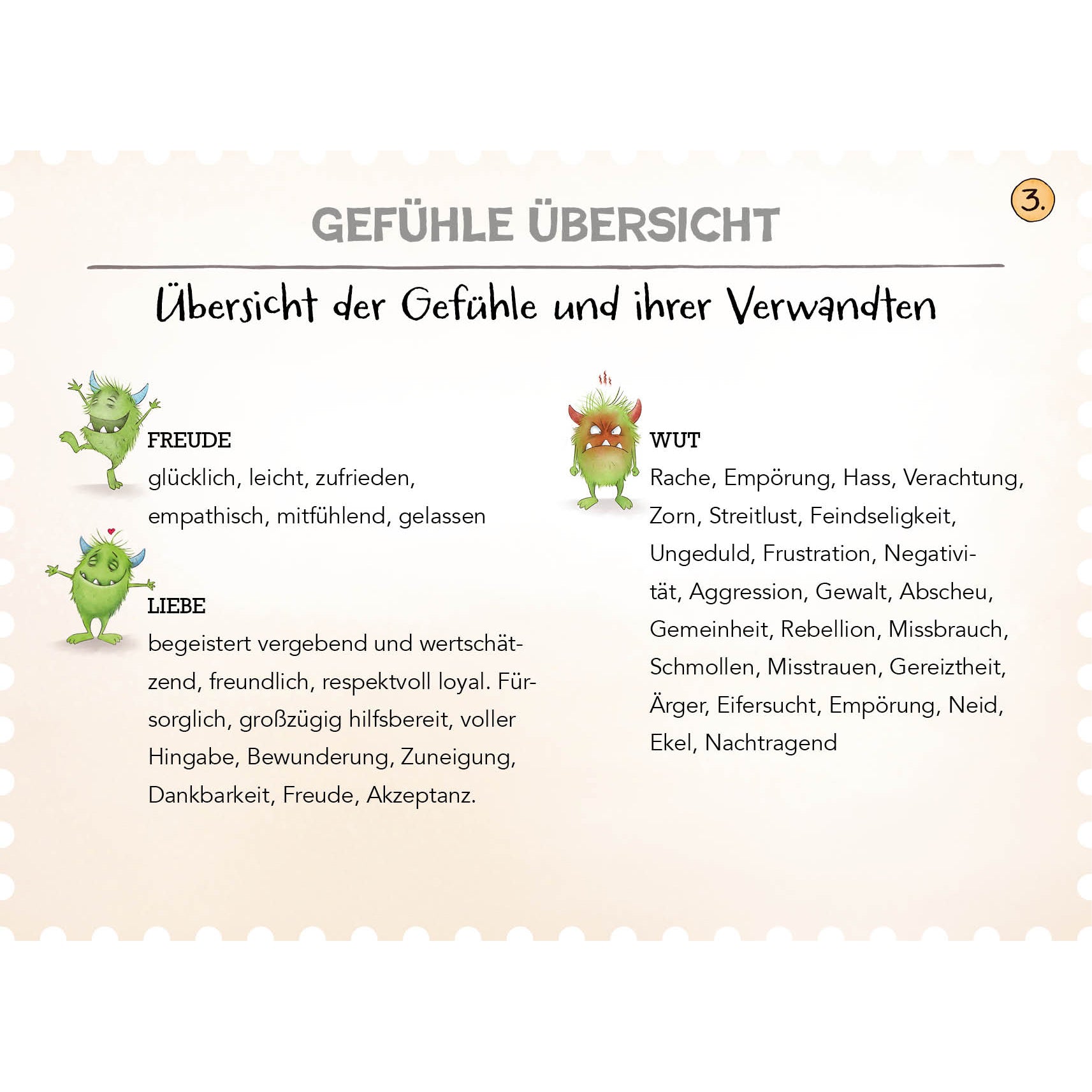Eddies Werkzeugkasten - Übersicht Gefühle