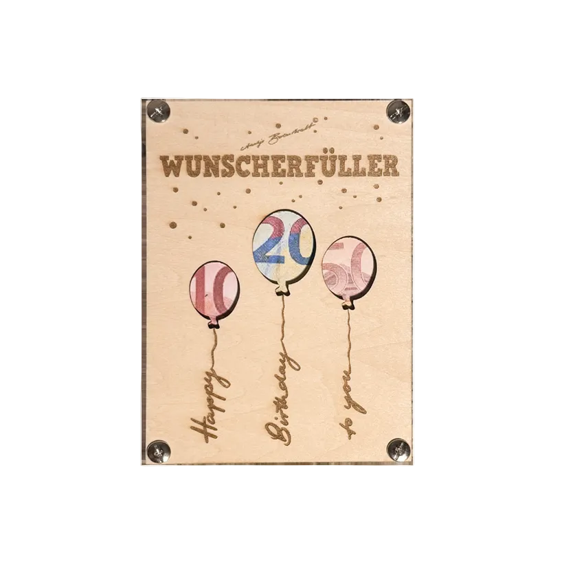 Geld-Geschenkkarte Happy Birthday